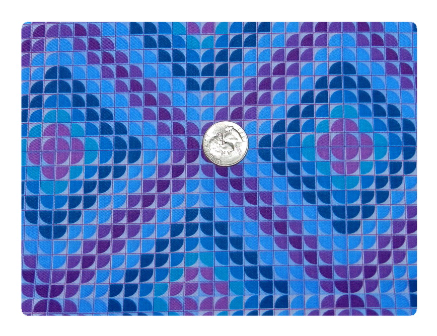 Blue and Purple Glass Tile-