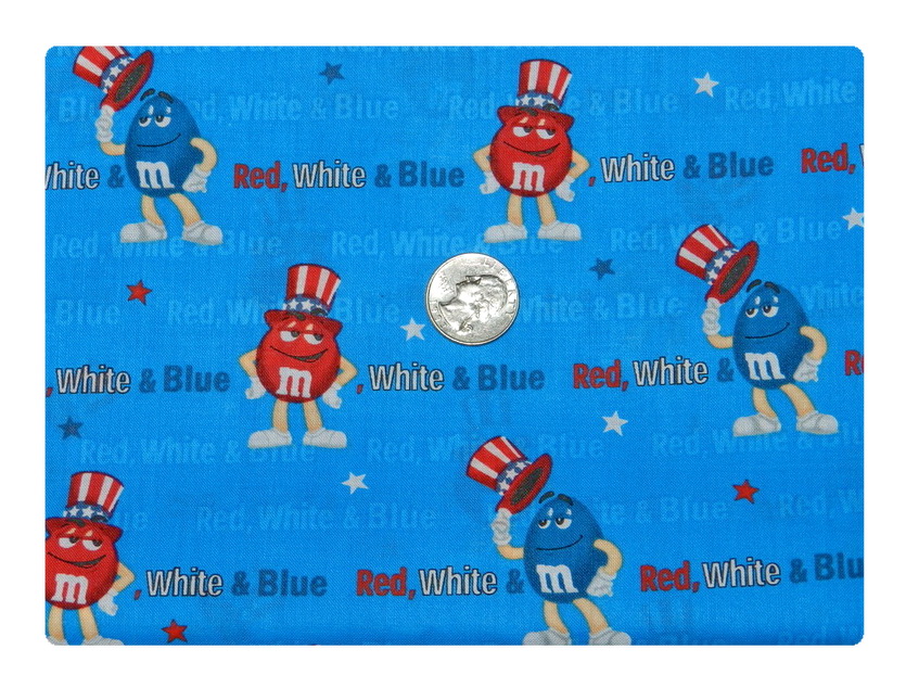 Red White and Blue M and M's-