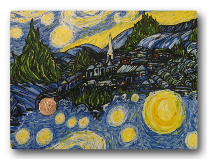 Starry Night Landscape-