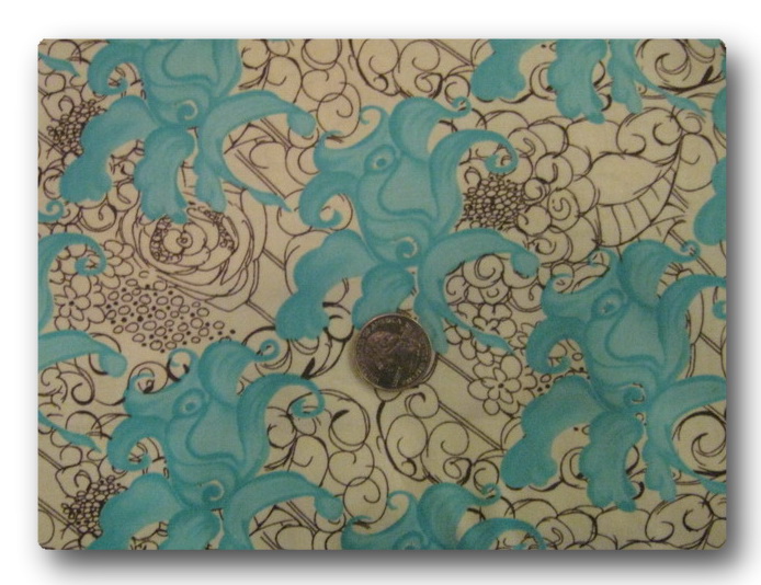 Funky Turquoise and Chocolate-