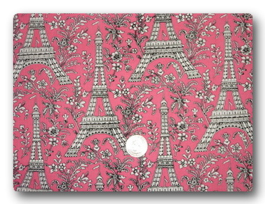 Eiffel Tower on Hot Pink-
