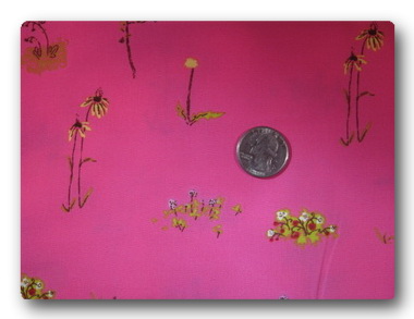 Wildflowers on Hot Pink-