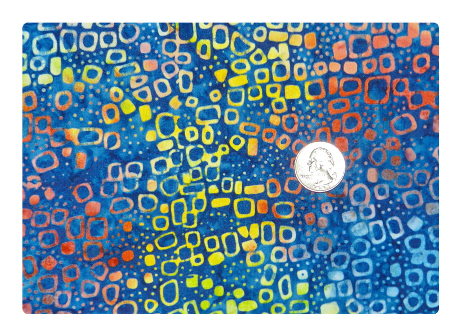 Rainbow Mosaic Batik-