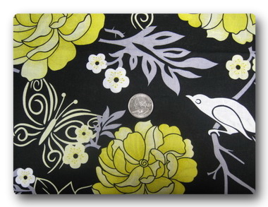 Big Yellow Flower, Bird and Butterfly-