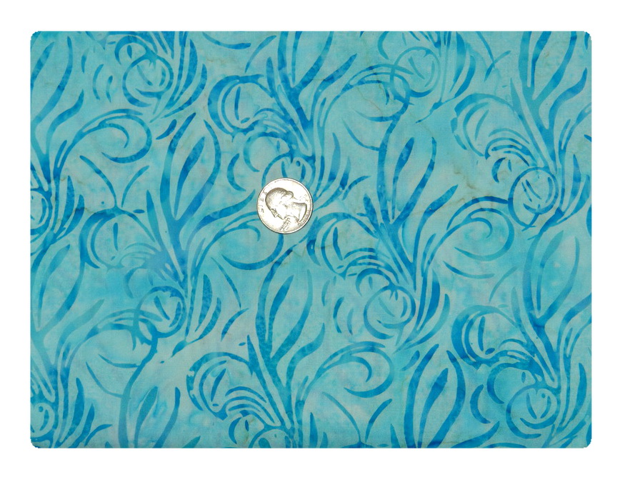 Blue Batik Flurry-
