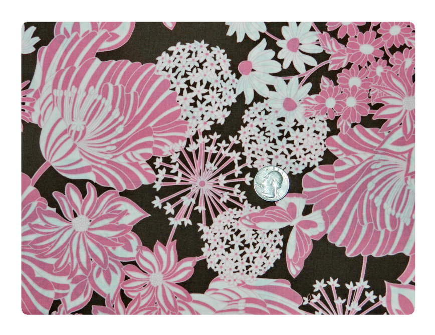 Candystripe Flower on Chocolate-