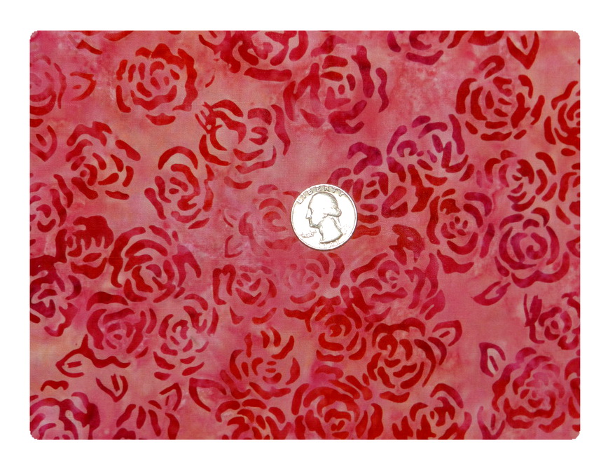 Batik Tie Dye Rose