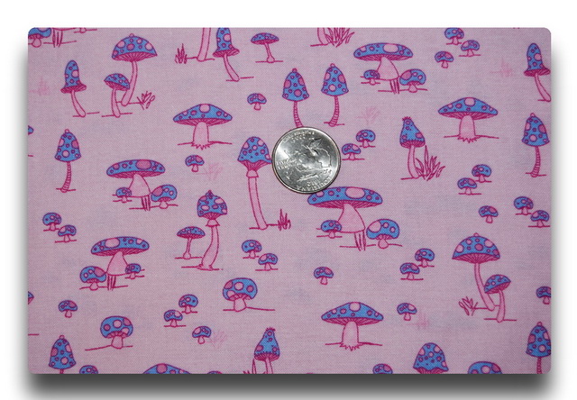 Pink and Purple Polka Dotted Porcini-