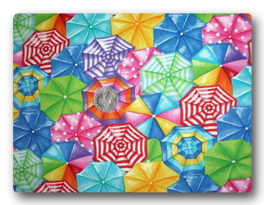 Bright Beach Umbrellas-