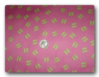 Flip Flops Micro on Pink-
