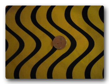 Yellow and Black Waves-