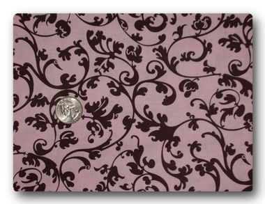 Brown Wisps on Pink-