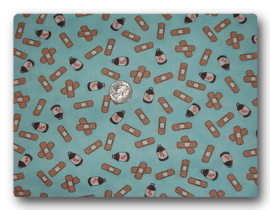 Band-Aids on Blue-