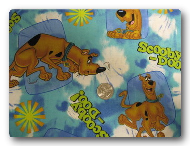 Scooby Doo on Blue-