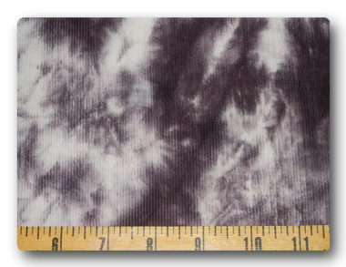 Corduroy Purple and White Tie Dye-