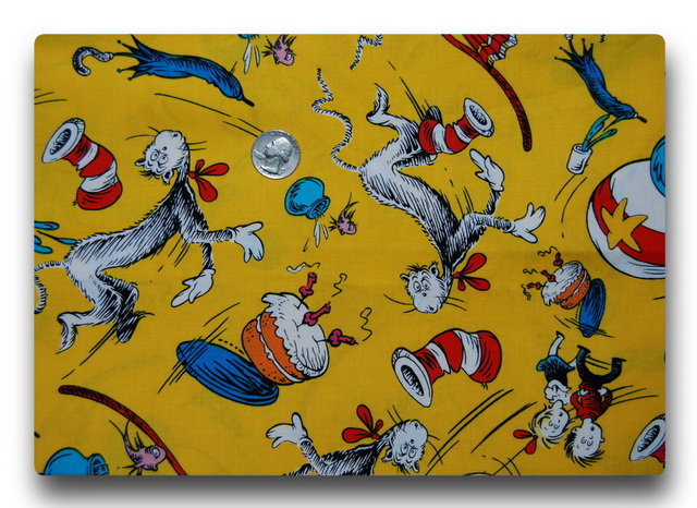 Cat in the Hat on Yellow-