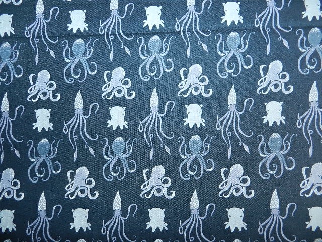 Octopus on Navy-