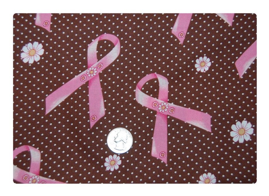 Pink Ribbons and Daisies-