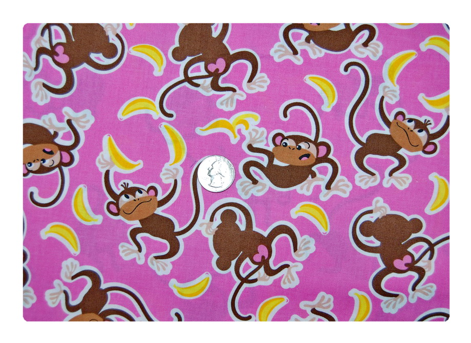 Monkey Butt on Pink-