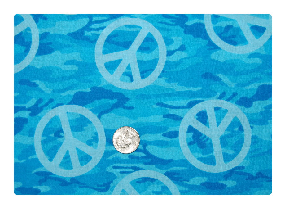 Blue Peace Camo-