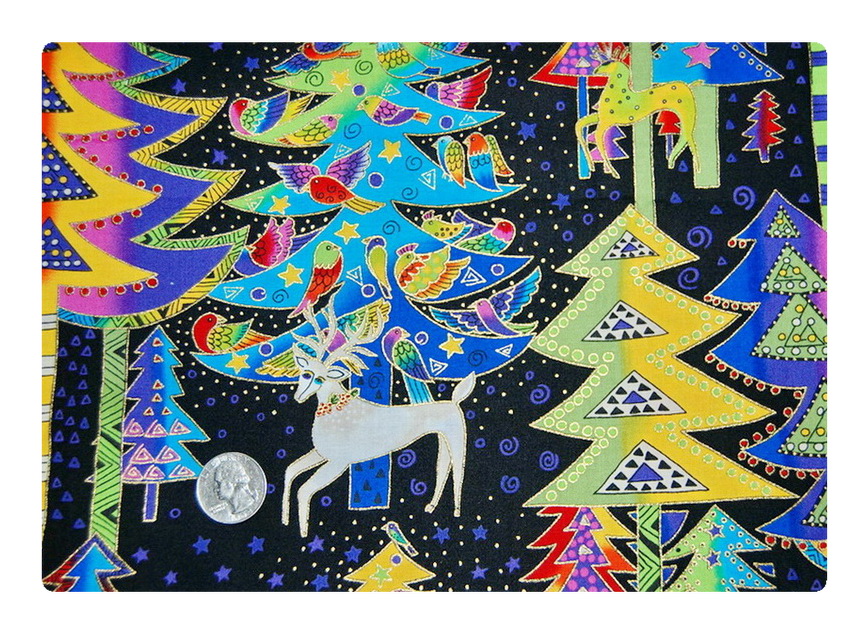 Colorful Holiday Forest-