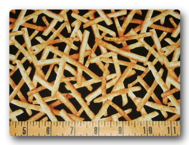Fries on Black-