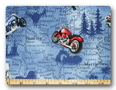Map of Bike Rallies-