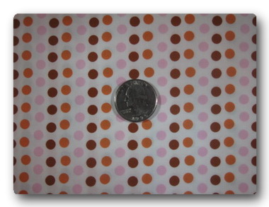 Pink, Orange and Brown Dots-