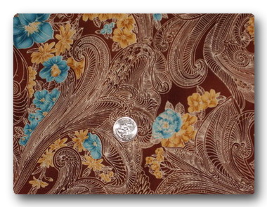 Chocolate Paisley-
