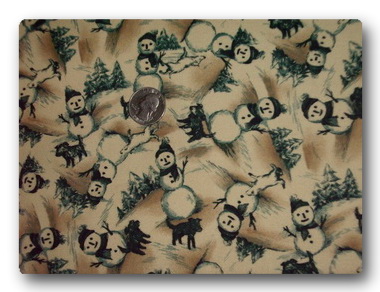 Flannel Snowmen-