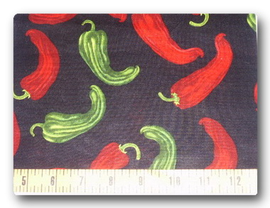 Large Red and Green Chilis-