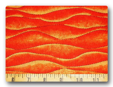 Orange Wave-