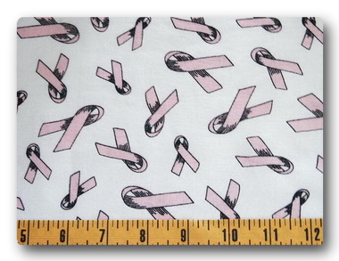 BCA - Pink Ribbon on White-