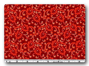 Red Leaf Scroll-