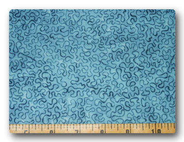 Flannel Blue Squiggles-