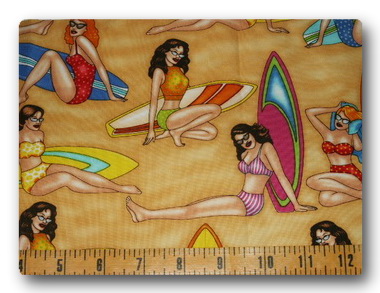 Surfer Pin Up Girls-